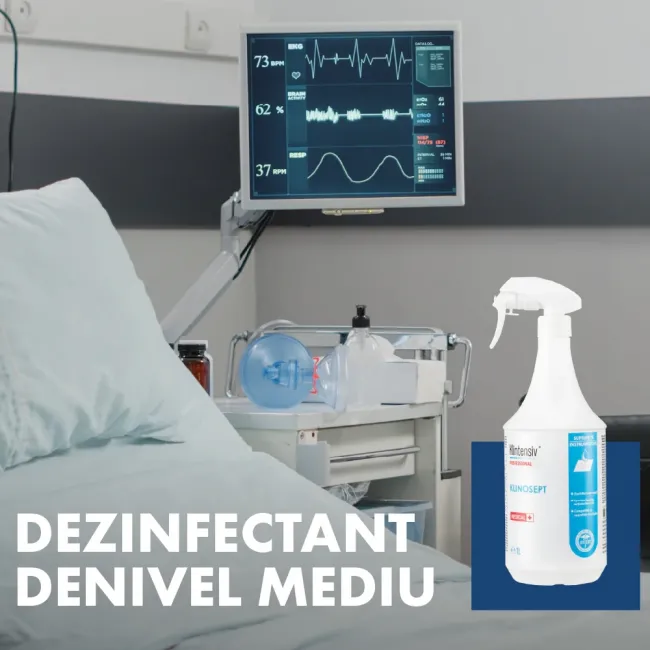 Klinosept Dezinfectant Suprafete 85% Alcool Profesional Rapid Fara Clatire