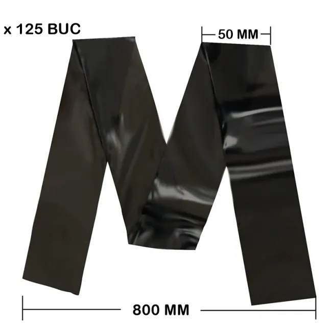 Folii Protectie Clip Cord Tattoo Negre, 800mm X 50mm