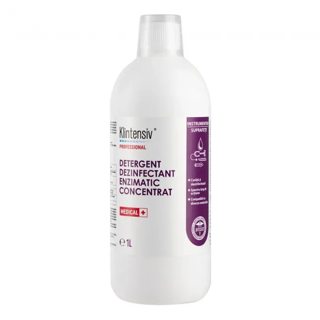 Klintensiv Detergent Dezinfectant Enzimatic 1L pentru Instrumentar Medical