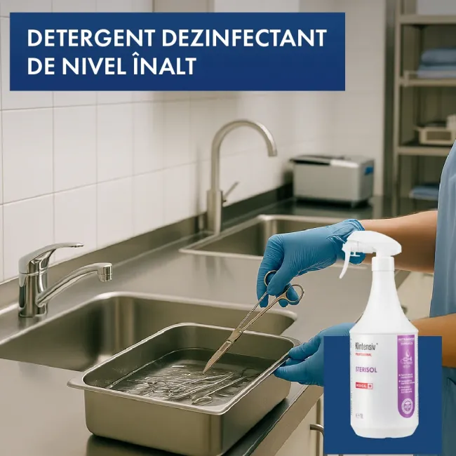 Sterisol Dezinfectant Nivel Inalt RTU Profesional pentru Suprafete si Instrumentar