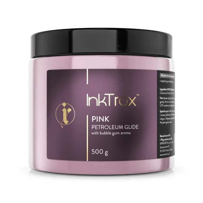 Vaselina Tatuaje InkTrox GLIDE Pink Bubblegum 500g - Bubble Gum Tattoo Glide