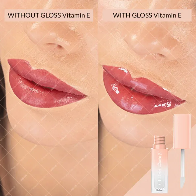 Biotek Gloss Bomb 2ml - Gel Hidratant cu Vitamina E pentru PMU Buze