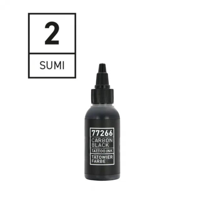 Carbon Black REINVENTED - Sumi 02, 50ml, Tus Umbre Tatuaje