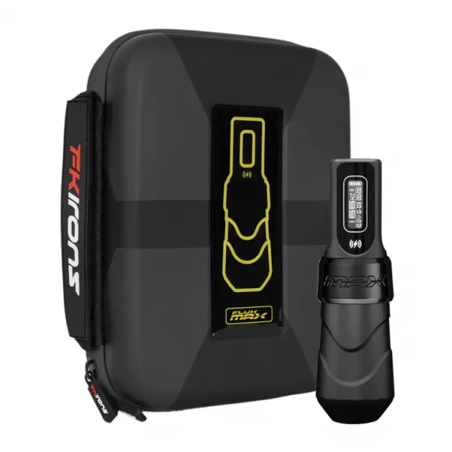 FK Irons Flux Max Black Ops 4.0mm - Masina de Tatuaj Wireless cu PowerBolt II