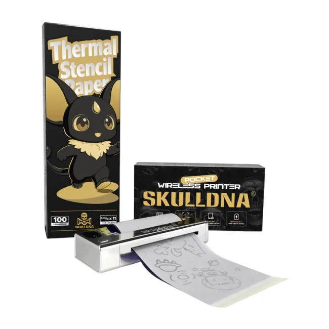 SKULLDNA Mini Transfer Paper - Hartie Transfer pentru Imprimante Mini de Tatuaj