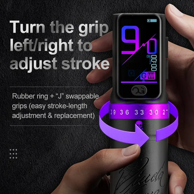 OG Black Widow Masina de Tatuaj Wireless cu Cursa Reglabila
