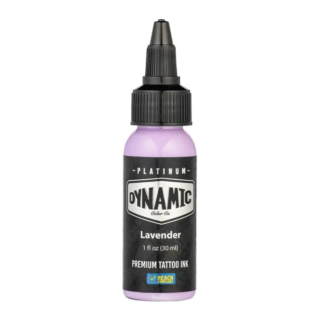 Dynamic Ink Platinum Lavender 30 ml, Tus Profesional pentru Tatuaje REACH