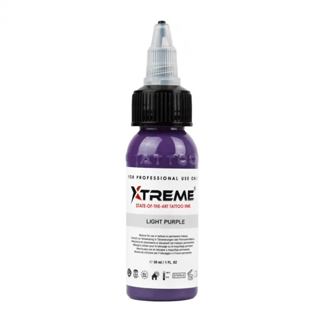 Xtreme Ink Light Purple, 30 ml, Tus Profesional pentru Tatuaje REACH