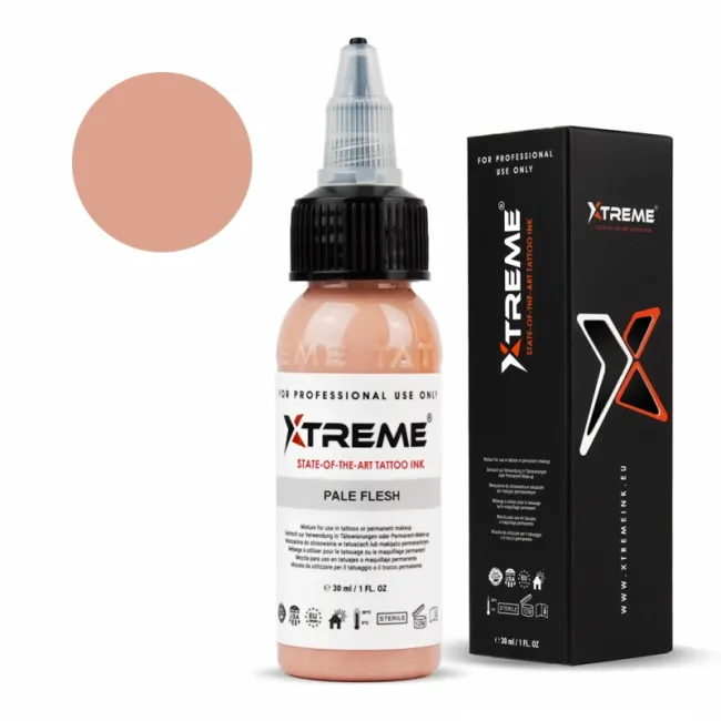Xtreme Ink Pale Flesh, 30 ml, Tus Profesional pentru Tatuaje REACH