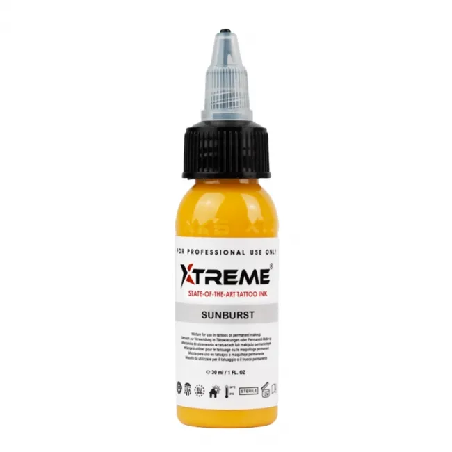 Xtreme Ink Sunburst, 30 ml, Tus Profesional pentru Tatuaje REACH