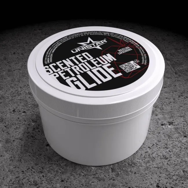 UNISTAR - Vaselina Alba Parfumata pentru Tatuaje Capsuni 500g