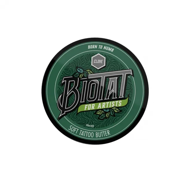 BIOTAT Soft Tattoo Butter - Unt Profesional pentru Tatuaje cu Shea Butter si Clove