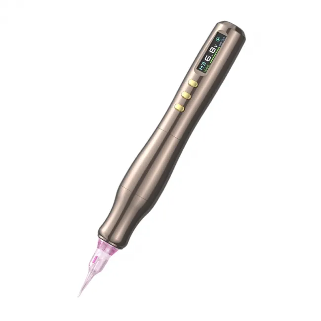 Biomaser Sparkle Coffee - Aparat Wireless pentru Micropigmentare cu Stroke 3 mm si 2 Baterii