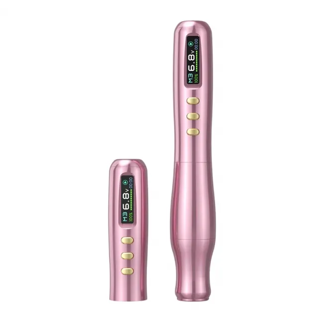Biomaser Sparkle Pink - Aparat Wireless PMU pentru Buze si Sprancene cu Stroke 3 mm