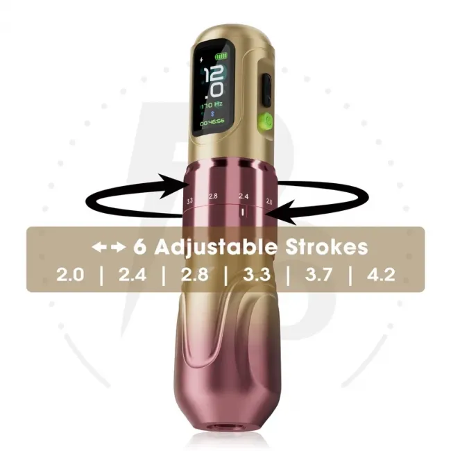 EZ P6 Gold Masina de Tatuaj Wireless cu Cursa Reglabila