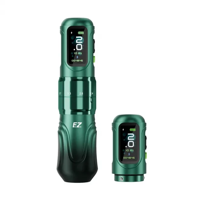 EZ P6 Green Masina de Tatuaj Wireless cu Cursa Reglabila