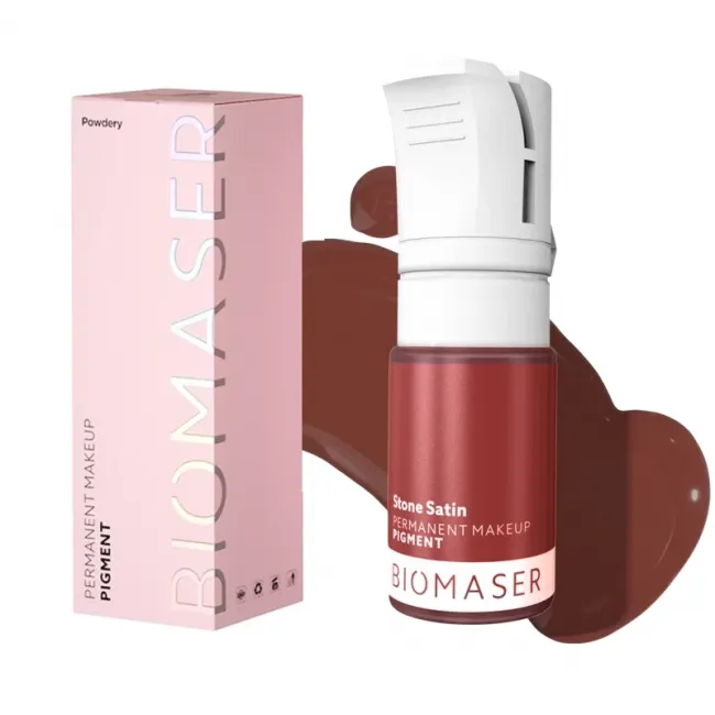 Biomaser Stone Satin - Pigment PMU Hibrid pentru Buze 12 ml