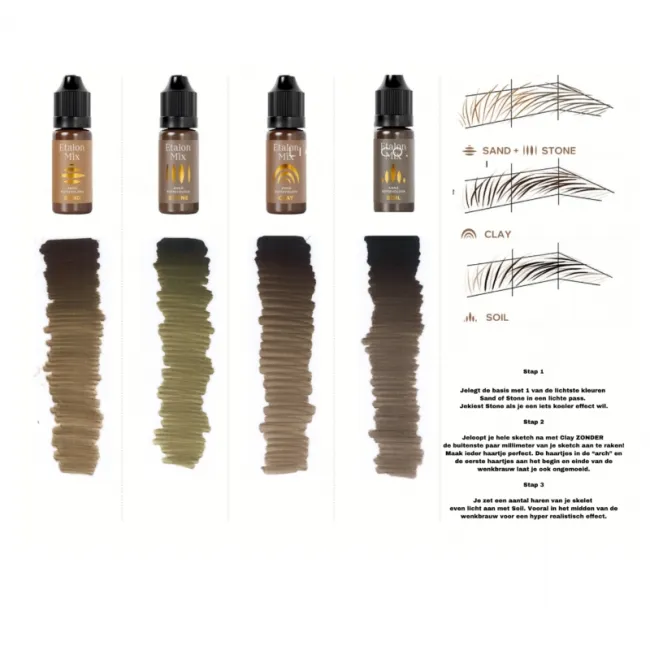 Pigment Sprancene Etalon Mix by Anna Kutsevolova - Clay 10ml