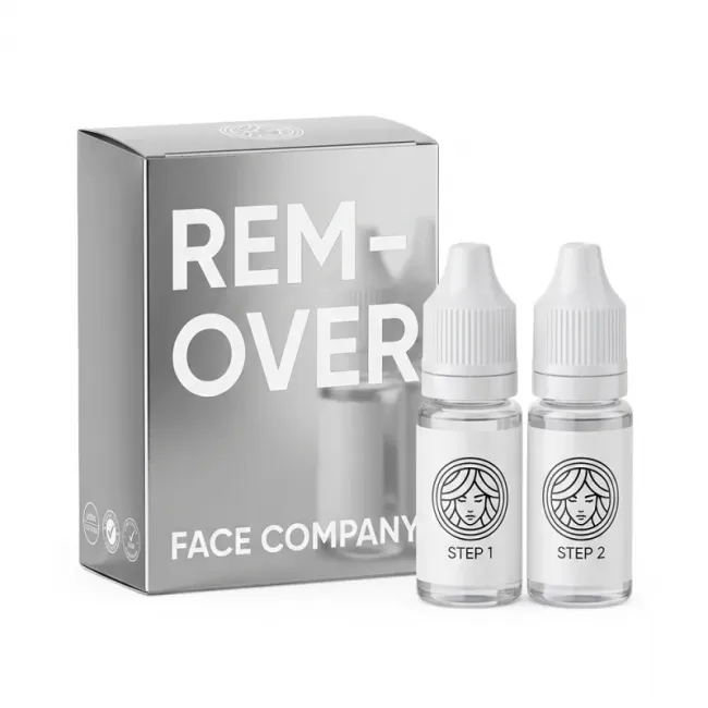 FACE Two-Phase Remover 2x12ml - Set Profesional pentru Indepartarea Pigmentului PMU si Tatuajelor