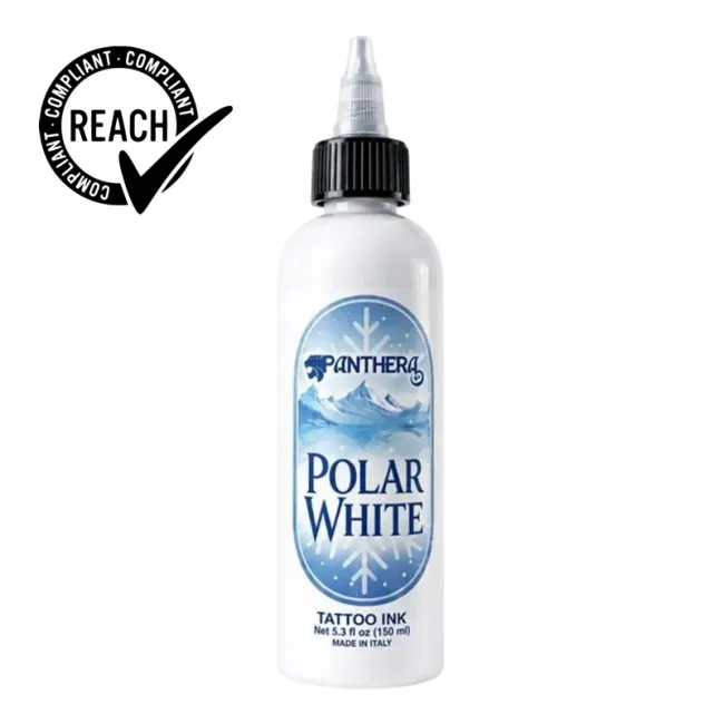 Panthera Polar White - Cerneala Alba Profesionala pentru Tatuaje
