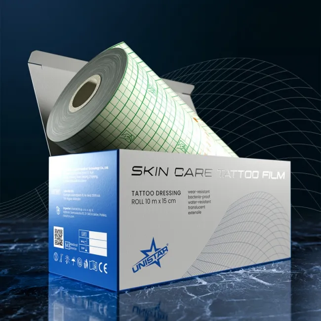 UNISTAR Skin Care Tattoo Film Second Skin - Rola 10 m x 15 cm