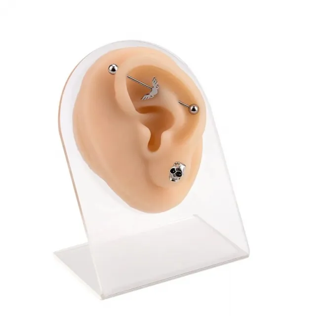 Ureche Stanga din Silicon pentru Practica Piercing