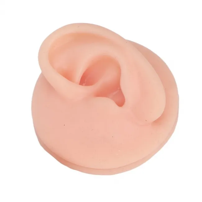 Ureche Stanga din Silicon pentru Practica Piercing