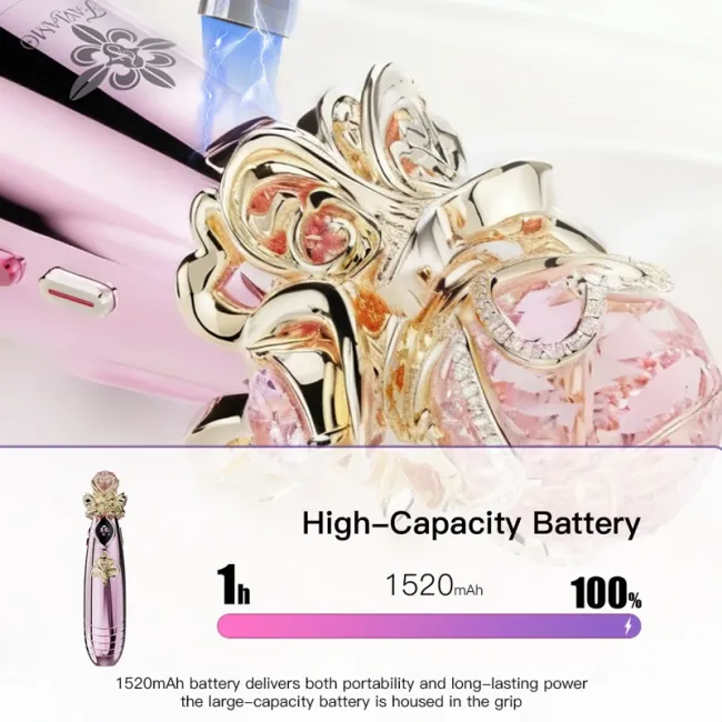 Aparat Tatuaje Wireless FAVIAMO LUMA Pink - Brushless, Stroke 4.2mm