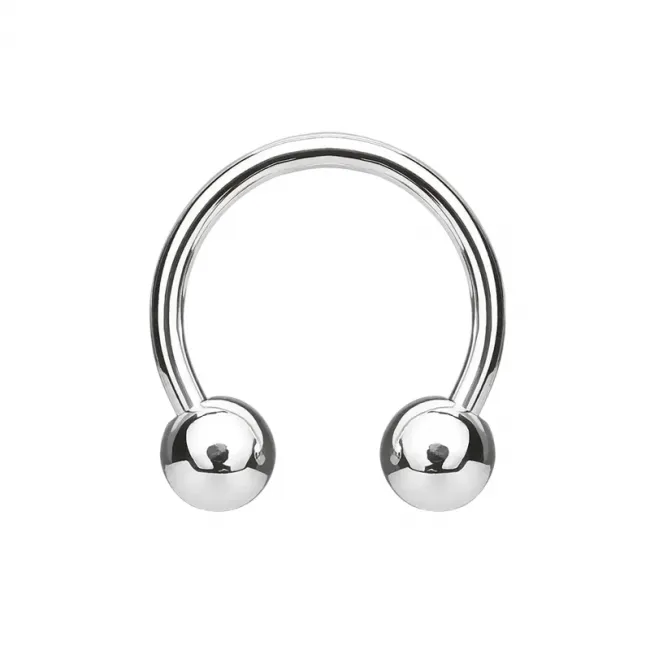 Cercel Circular CBB, Tija 1.6 mm, Otel 316L