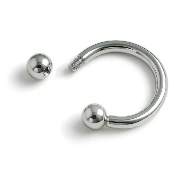 Cercel Circular CBB, Tija 1.6 mm, Otel 316L