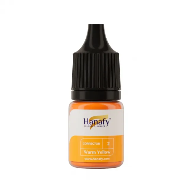 Hanafy Corrector No. 2 Warm Yellow - Pigment Corector PMU Pentru Practica