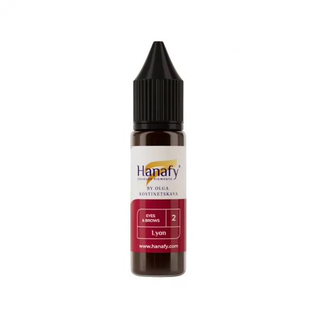 Hanafy Eyes & Brows No. 2 Lyon - Pigment PMU Sprancene si Eyeliner Pentru Practica