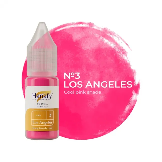 Hanafy Passion Palette No. 3 Los Angeles - Pigment Buze PMU Pentru Practica