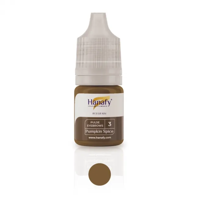Hanafy Pulse by Julie Kim No. 3 Pumpkin Spice 5ml - Pigment Sprancene PMU Pentru Practica
