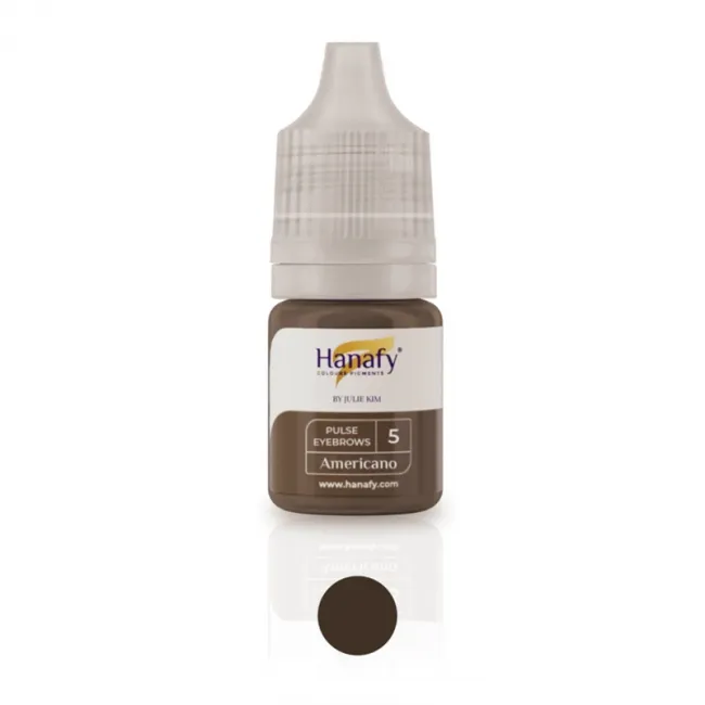 Hanafy Pulse by Julie Kim No. 5 Americano 5ml - Pigment Sprancene PMU Pentru Practica