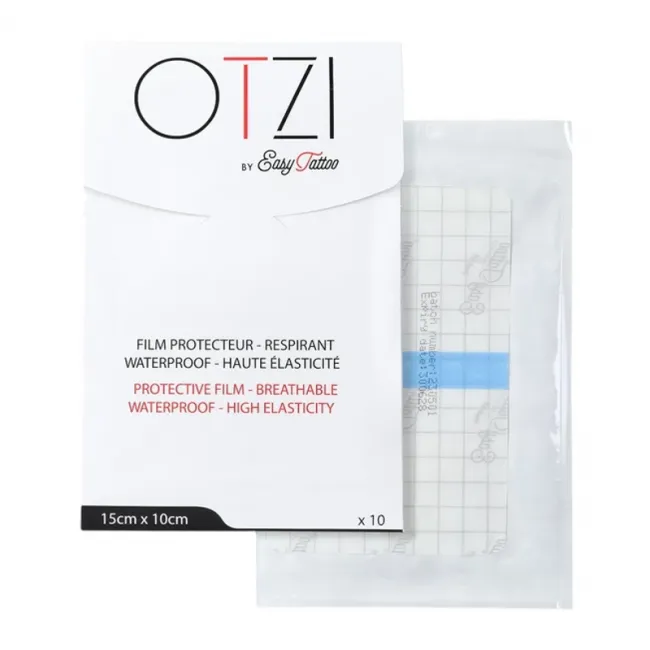 OTZI PRO Folie Protectie Tatuaj 15x10cm - Second Skin, 10 buc