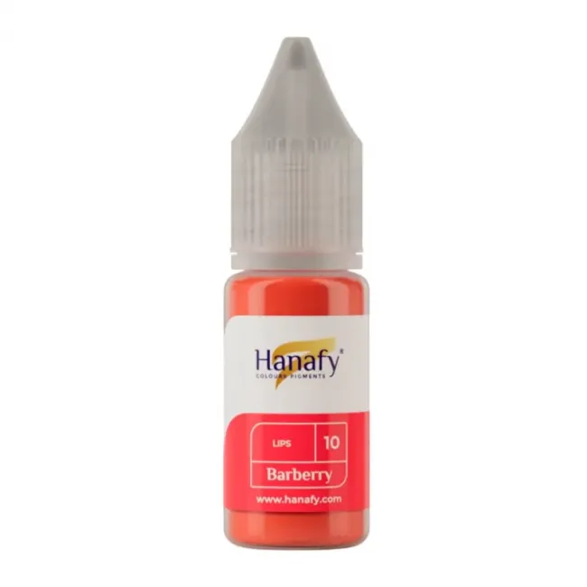 Hanafy Lips No. 10 Barberry - Pigment PMU Buze Pentru Practica