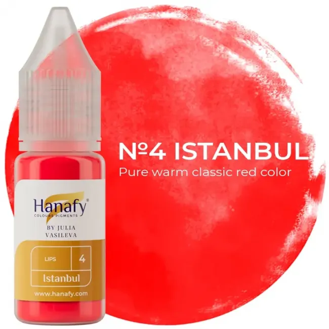 Hanafy Passion Palette No. 4 Istanbul - Pigment Buze PMU Pentru Practica