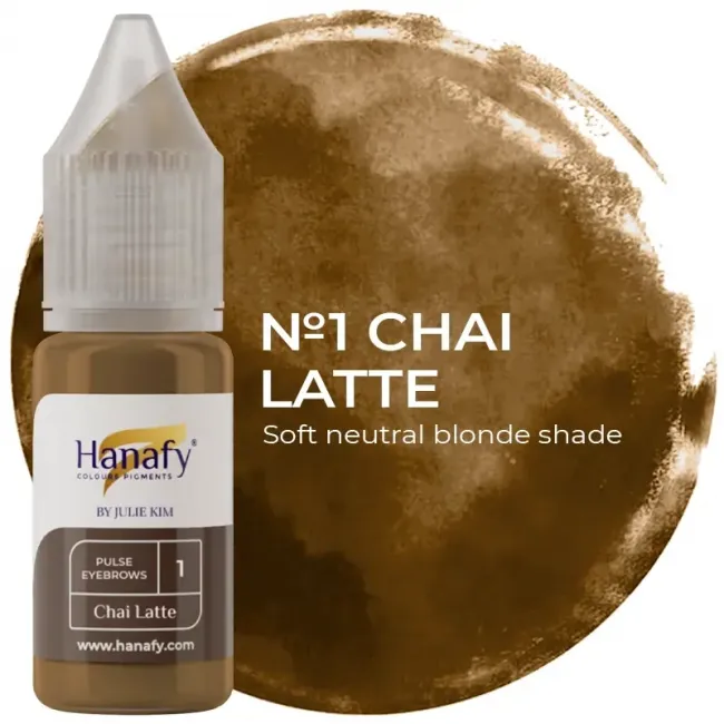 Hanafy Pulse by Julie Kim No. 1 Chai Latte - Pigment Sprancene PMU Pentru Practica