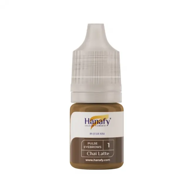 Hanafy Pulse by Julie Kim No. 1 Chai Latte - Pigment Sprancene PMU Pentru Practica