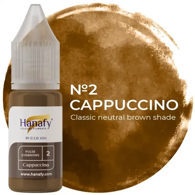 Hanafy Pulse by Julie Kim No. 2 Cappuccino - Pigment Sprancene PMU Pentru Practica