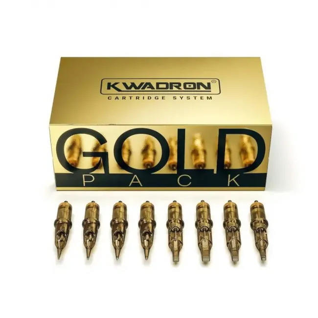 Kwadron Cartridge Gold Pack 40 buc - Ace Tatuaj pentru Contur, Umbre si Umplere