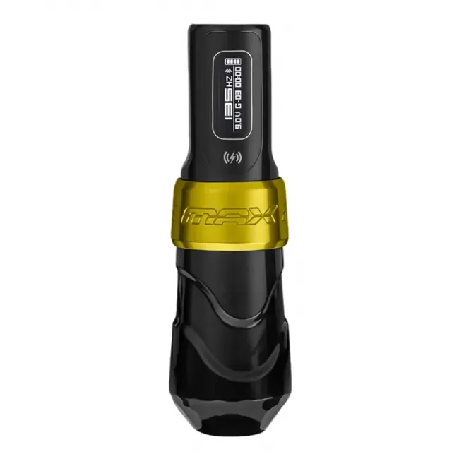FK Irons Flux Max, Stroke 4.5mm - Gold, 2 x PowerBolt II, Masina De Tatuat Wireless
