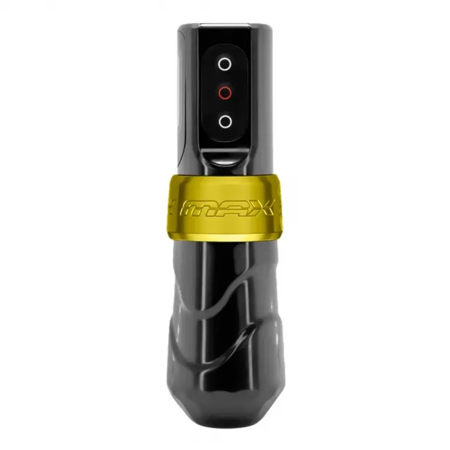 FK Irons Flux Max, Stroke 4.5mm - Gold, 2 x PowerBolt II, Masina De Tatuat Wireless