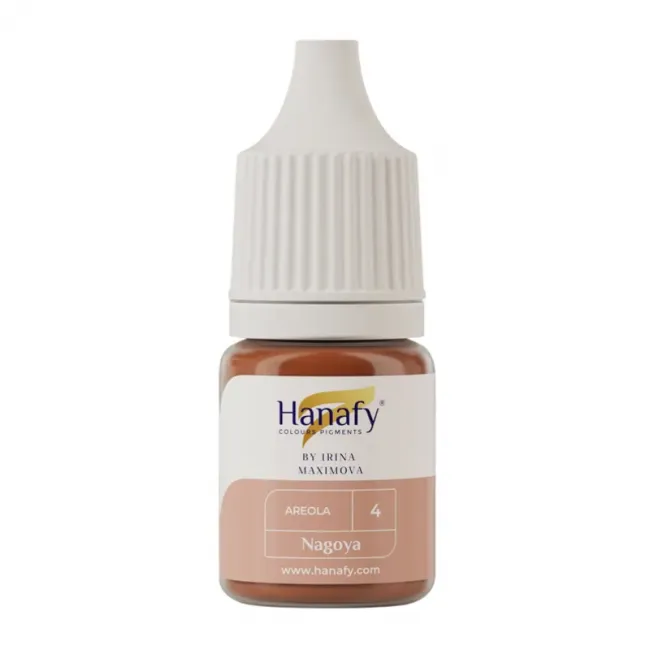 Hanafy Areola Set - Set 5 Pigmenti Hibrizi PMU Areole Pentru Practica 5 x 5ml