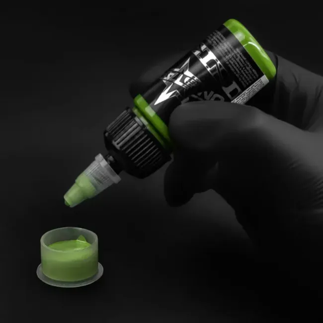 Unistar Ink - Top Basic Green Light 30ml, Tus Tatuaje REACH
