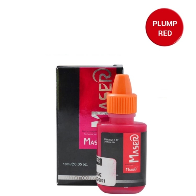 Maser Plump Red 10ml, Pigment Pentru Practica
