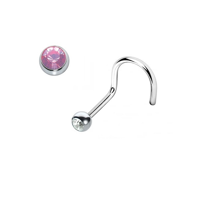 Cercel Nas Stud Rose