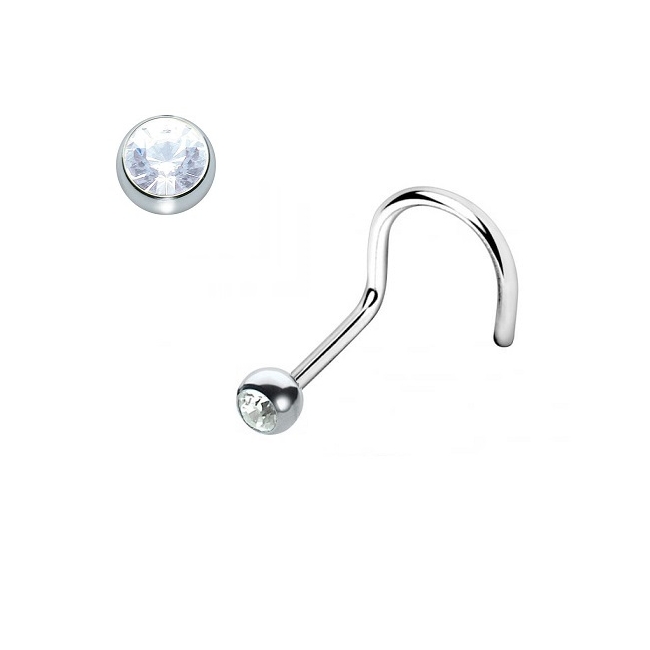 Cercel Nas Stud Cristal